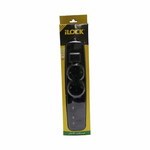 iLOCK power strip 4 outlets - 2 schuko sockets + 2 universal sockets